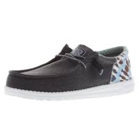 Hey Dude Men\'s Wally Funk Tie Dye Casual Shoe in Grey main image 4